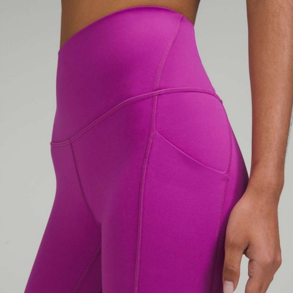 Lululemon Align High Rise Pant with Pockets 25" Double Lined Vivid Plum
